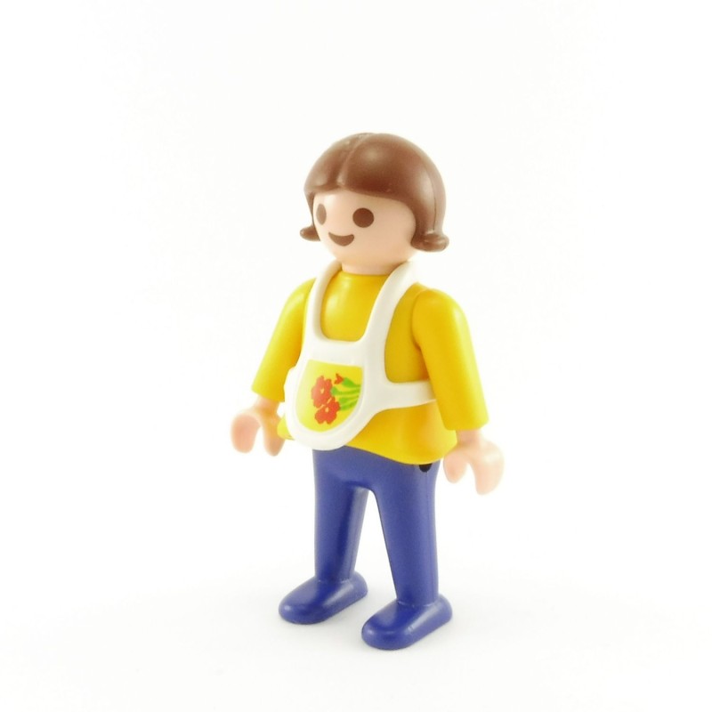 Playmobil 14847 Playmobil Enfant Fille Jaune Bleu Tablier Fleurs 3751 9990 5005