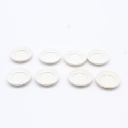 Playmobil 16128 Playmobil Set of 8 Small White Plates
