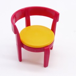 Playmobil 31574 Playmobil Pink and Yellow Round Chair