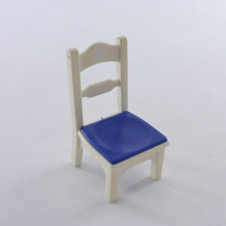 Playmobil 18437 Playmobil Chaise Blanche et Bleue 1900 Cuisine 5317