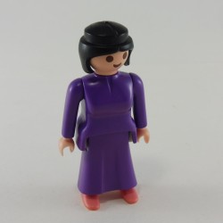 Playmobil 8337 Playmobil Woman with Purple Dress Pink Shoes Bedroom 1900 5324