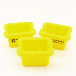 Playmobil 22320 Playmobil Set of 3 Yellow Cases for Bottles