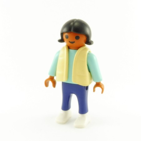 Playmobil 14904 Playmobil Enfant Fille Bleu Gilet Jaune Hispanique 3368 3993