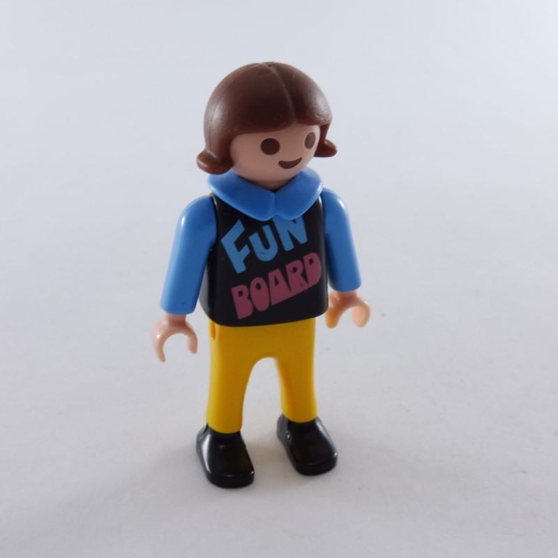 Playmobil 28740 Playmobil Enfant Fille Jaune Bleu et Noir FUN BOARD 3820 4070 4118 5024 5169