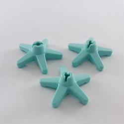 Playmobil 27756 Playmobil Set of 3 Blue Stands for Infusion Panel or Post