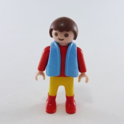 Playmobil 14969 Playmobil Child Boy Red Yellow Vest Blue 4510 4917