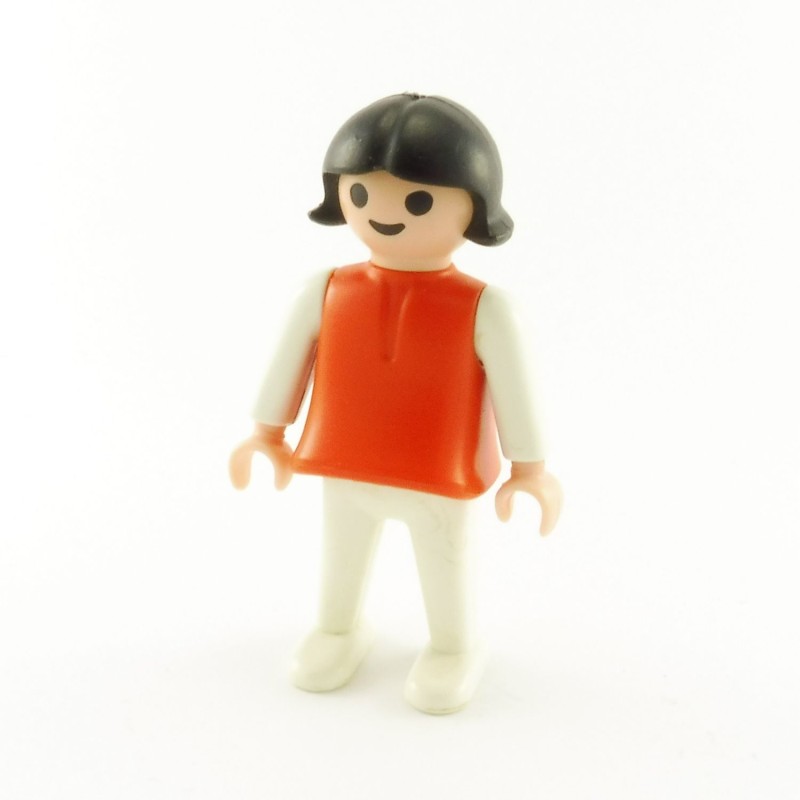 Playmobil 14913 Playmobil Enfant Fille Vintage Rouge Blanc