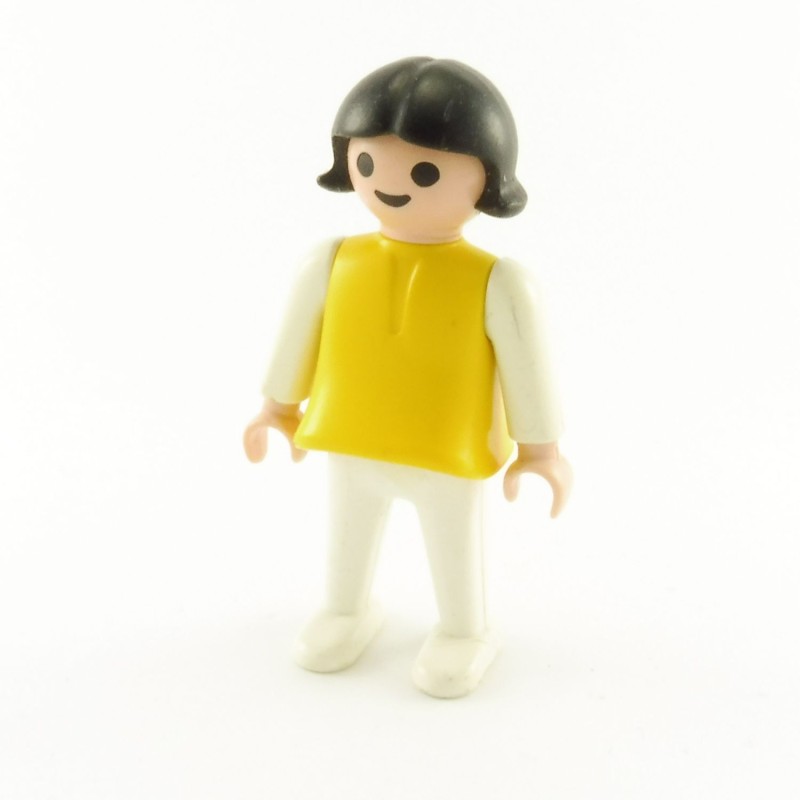 Produktionscenter væg spand Playmobil Child Vintage Girl Yellow White