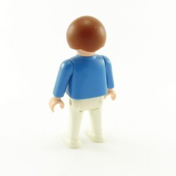 Playmobil Child Boy Vintage Blue White