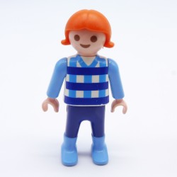 Playmobil 31136 Playmobil Child Girl Blue and White 3118
