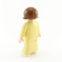 Playmobil Enfant Fille Jaune Blanc Ronds Dorés 3978