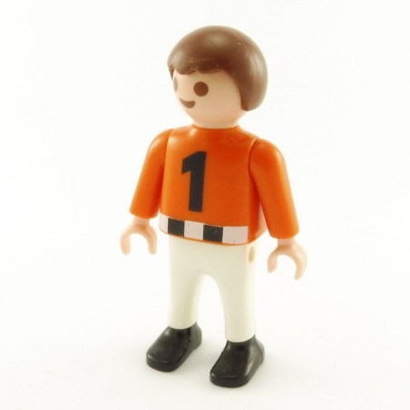 Playmobil 21935 Playmobil Enfant Garçon Blanc et Orange 4698