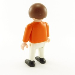 Playmobil Enfant Garçon Blanc et Orange 4698
