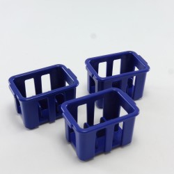 Playmobil 30153 Playmobil Set of 3 Blue Crates for Bottles