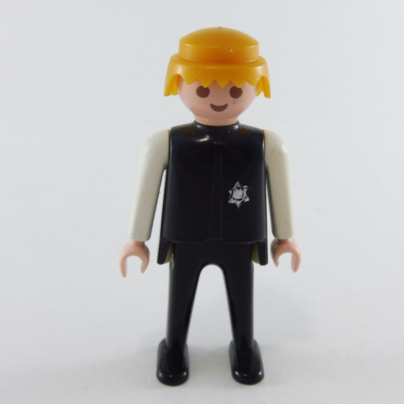 Playmobil 15367 Playmobil Cowboy Sheriff Black & White Vintage