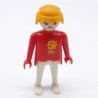 Playmobil 16682 Playmobil Man White and Red Hands Fixed 3544 Original Medal Sticker