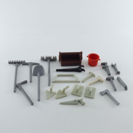 Playmobil 27316 Playmobil Gros Lot d'outils