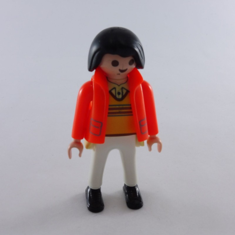 Playmobil 9314 Playmobil Femme Médecin Gilet Orange Fluo RESCUE