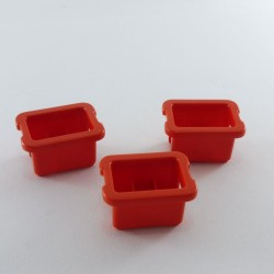 Playmobil 27257 Playmobil Lot of 3 Vintage Red Crates for Bottles