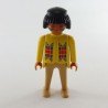 Playmobil 1342 Playmobil Indian Warrior Vintage Yellow and Brown 3396