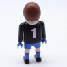 Playmobil Blue and Black Football Player 4700