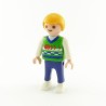 Playmobil 14929 Playmobil Enfant Garçon Vert Bleu Blanc 3950 4150