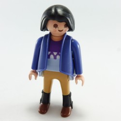 Playmobil 5659 Playmobil Woman Pants Brown Vest Blue Riding Center