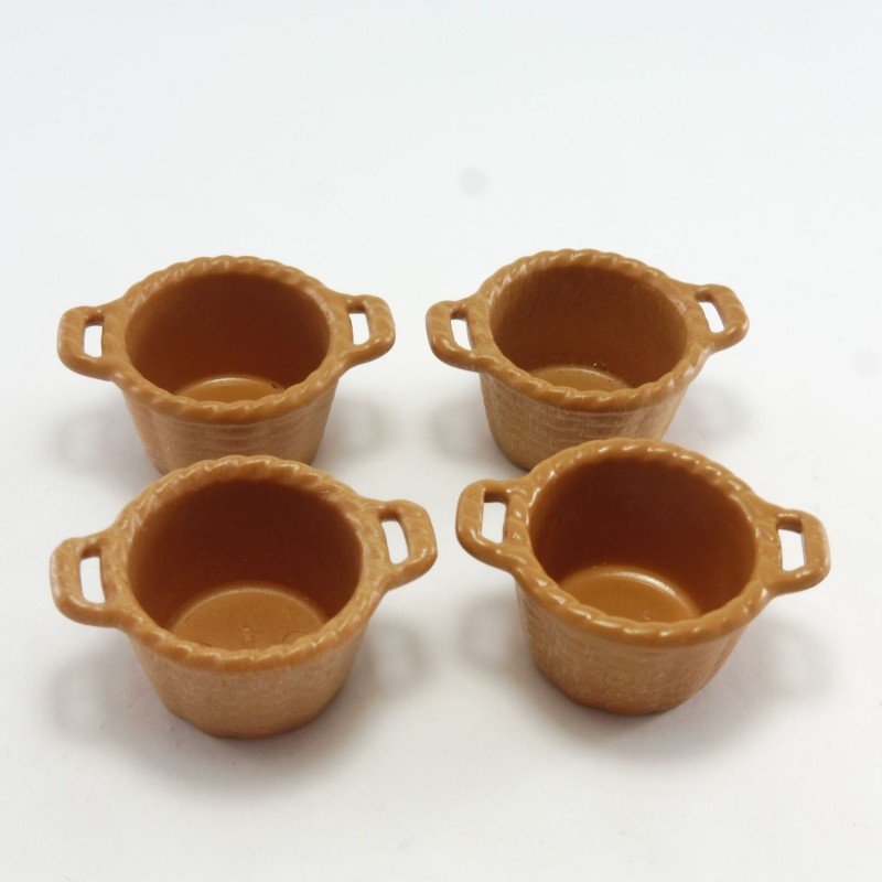 Playmobil 3073 Playmobil Set of 4 Light Brown Baskets