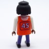 Playmobil Homme Basketteur Africain Violet et Orange 3867