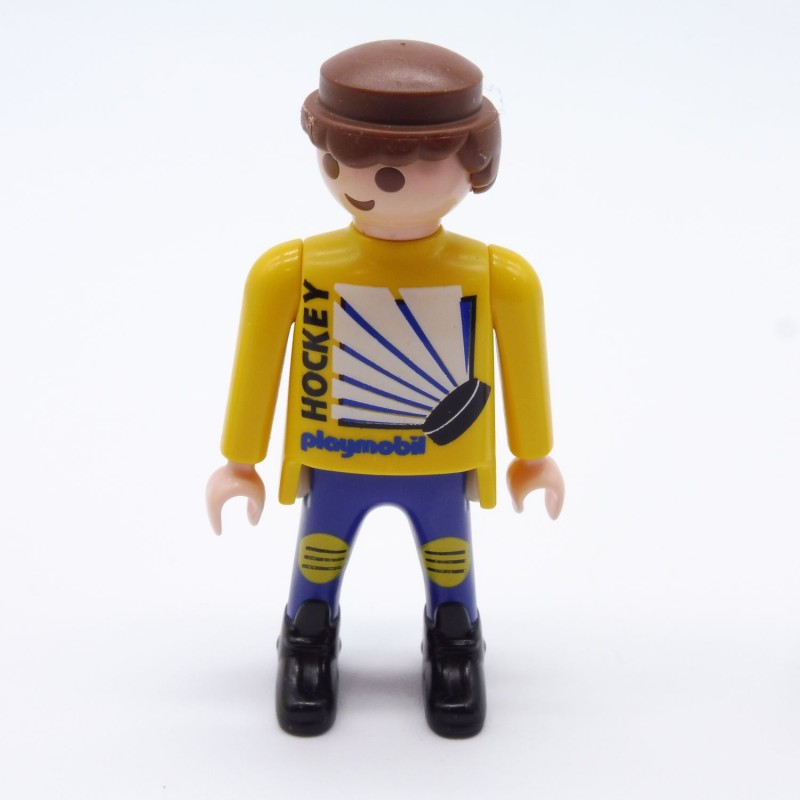 Playmobil 31254 Playmobil Homme Street Hockeyeur Jaune et Bleu Grosses Chaussures 3869