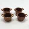 Playmobil 3072 Playmobil Set of 4 Dark Brown Baskets