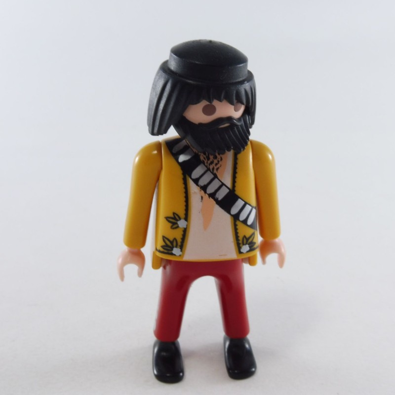Ni Delegeret Flytte Playmobil Cowboy Man Red and Yellow Big Belly