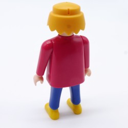 Playmobil Man Pink Blue Yellow 3638