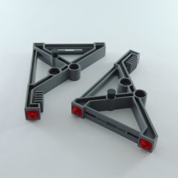 Playmobil 28269 Playmobil Batch of 2 Gray Posts Flip System X 3079