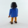 Playmobil Guerrier Indien Bleu et Orange
