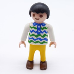 Playmobil 14958 Playmobil Enfant Garçon Blanc Jaune Lignes Vertes 4484