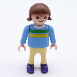 Playmobil 17979 Playmobil Enfant Fille Bleu Jaune Lignes 3213