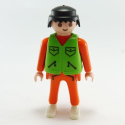 Playmobil 21611 Playmobil Homme Orange avec Gilet Vert Air Rescue