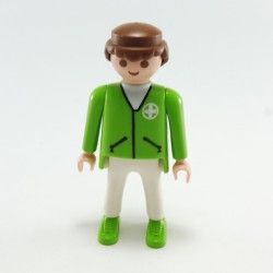 Playmobil 21696 Playmobil Homme Secouriste Blanc et Vert