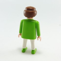Playmobil Man White & Green First-aid worker
