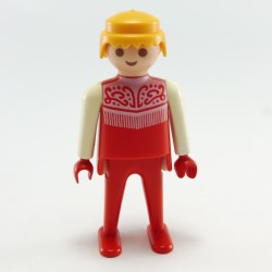 Playmobil 15280 Playmobil Cowboy Red & White Fringes Red Hands