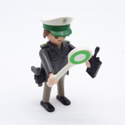 Playmobil 32175 Playmobil Gray Policeman Man with Accessories