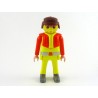 Playmobil 21694 Playmobil Yellow & Orange man with Drill plate & Gas mask
