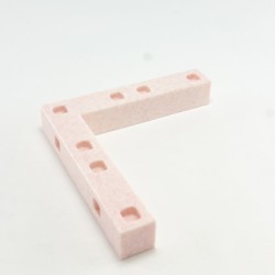 Playmobil 17743 Playmobil Barre de Finition Angle Rose Clair System X 4255 4251