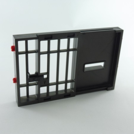 Playmobil 10870 Playmobil Mur Gris Foncé Porte Prison Barreaux 3112 System X