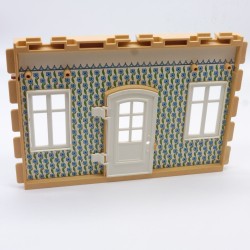 Playmobil 4305 Playmobil Large Exterior Wall Facade with House Flowers Wallpaper 5300