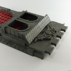 Playmobil Grand Mur Double Gris Foncé avec Herse Rouge System X 3269