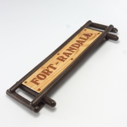 Playmobil 30095 Playmobil Entrance Panel Fort Bravo Randall 3419 3773 Broken and Reattached