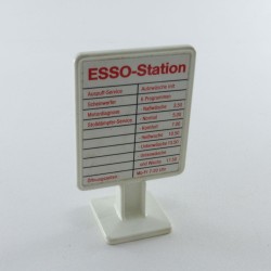 Playmobil 27280 Playmobil Service Station Price Sign 3439