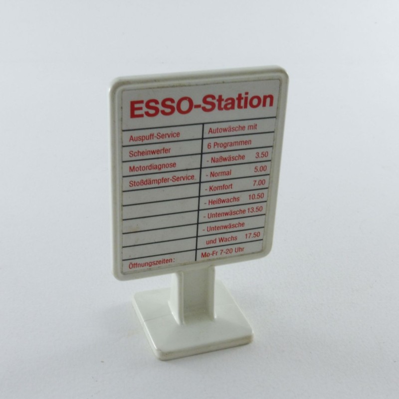 Playmobil 27280 Playmobil Service Station Price Sign 3439
